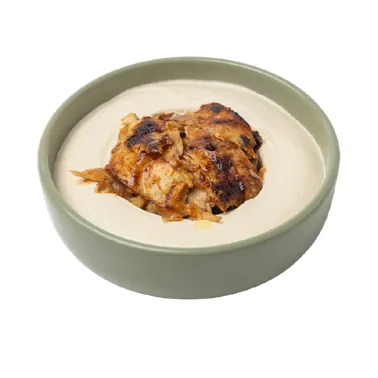 Hummus with Chicken Shawarma